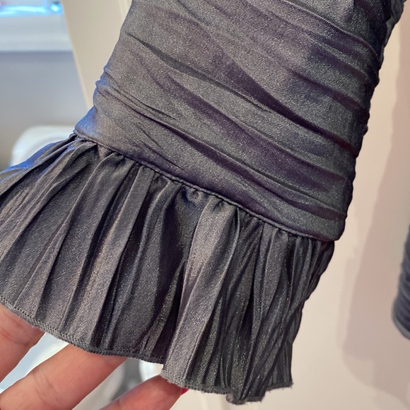 Grey ruffled jacket - Picture 5 of 5